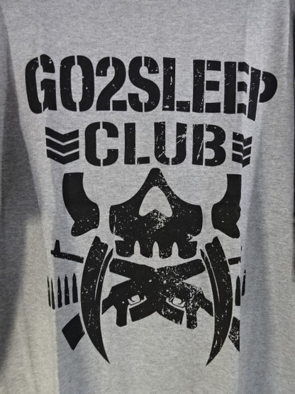 KENTA「GO 2 SLEEP CLUB OVER SIZE」Tシャツ①(グレー)