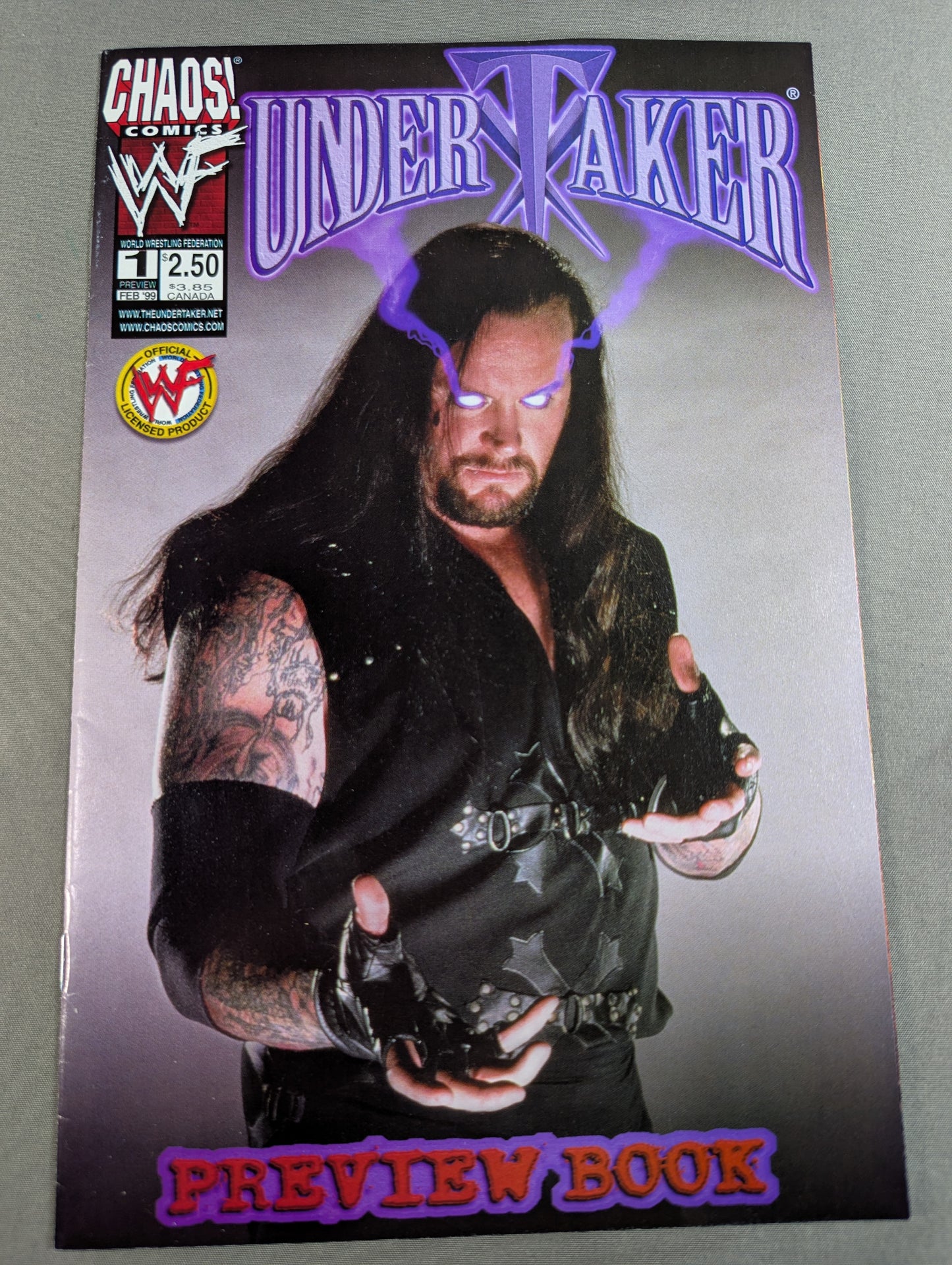 UNDERTAKER PREVIEW BOOK #1 (FEB.'99)