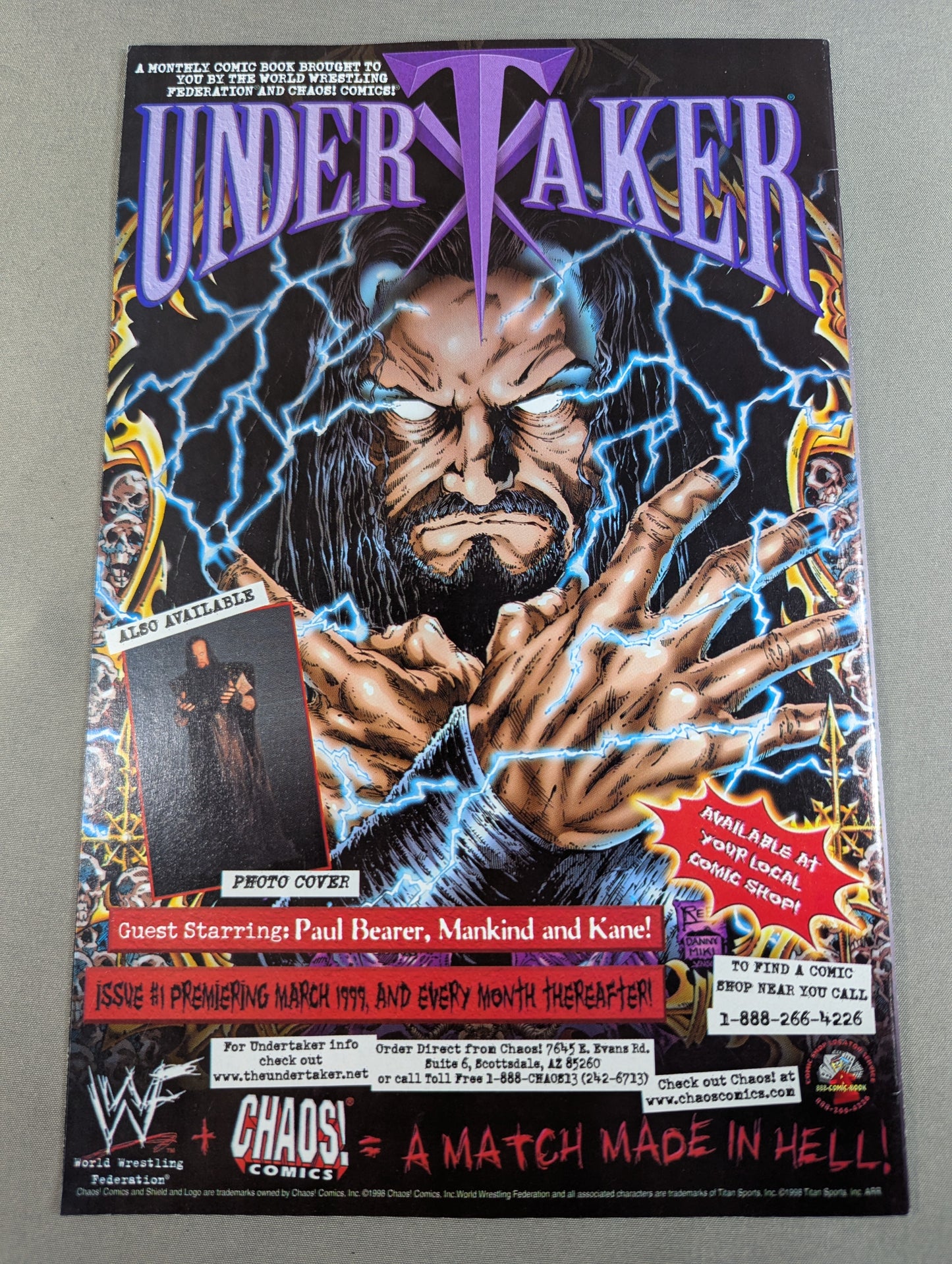 UNDERTAKER PREVIEW BOOK #1 (FEB.'99)