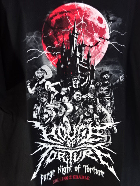 HOUSE OF TORTURE×ROLLING CRADLE「紅の月 ～TORTURE-VANIA～」Tシャツ