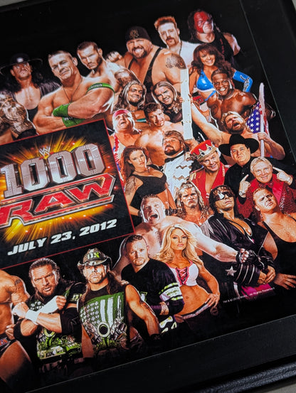 WWE RAW 1000th Tournament Commemorative Plaque ★WWE RAW 1000★