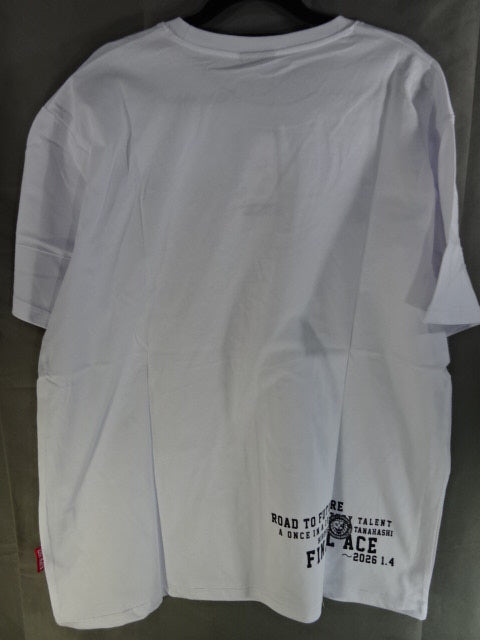 棚橋弘至×しまむら 引退記念 Tシャツ①(ホワイト)