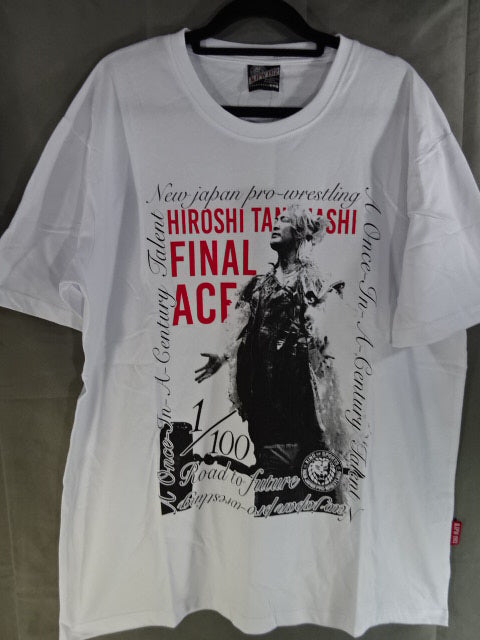 棚橋弘至×しまむら 引退記念 Tシャツ②(ホワイト)