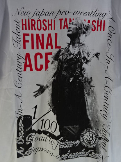 棚橋弘至×しまむら 引退記念 Tシャツ②(ホワイト)