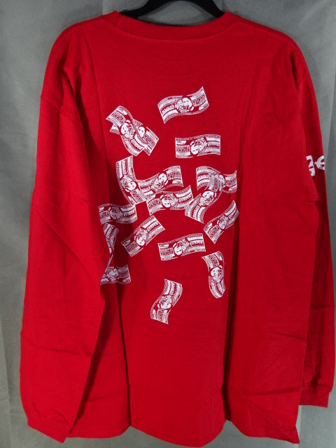 オカダ・カズチカ レッドロングスリーブTシャツ