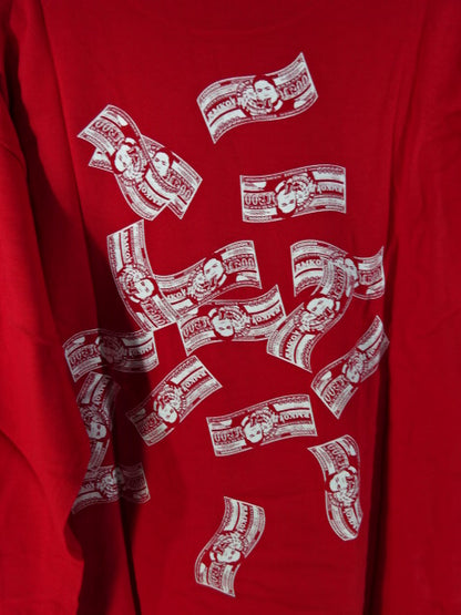 オカダ・カズチカ レッドロングスリーブTシャツ