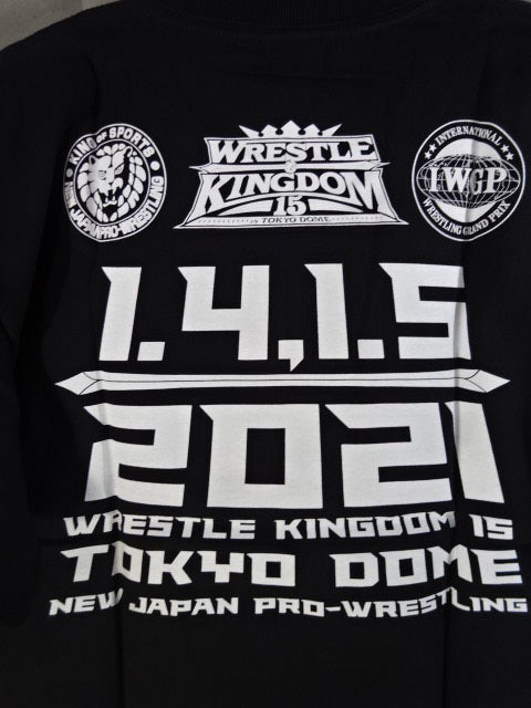 WRESTLE KINGDOM 15 大会記念 Tシャツ