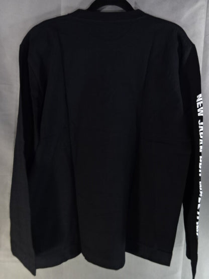 ライオンマーク スクエア ロングスリーブTシャツ①(ブラック)