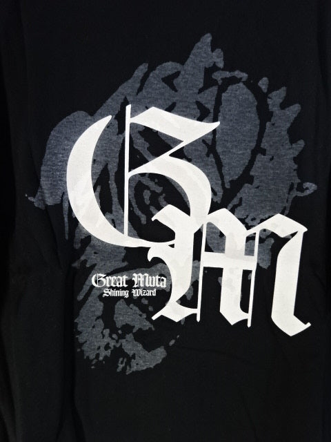 グレート・ムタ「GM」Tシャツ②(ブラック)