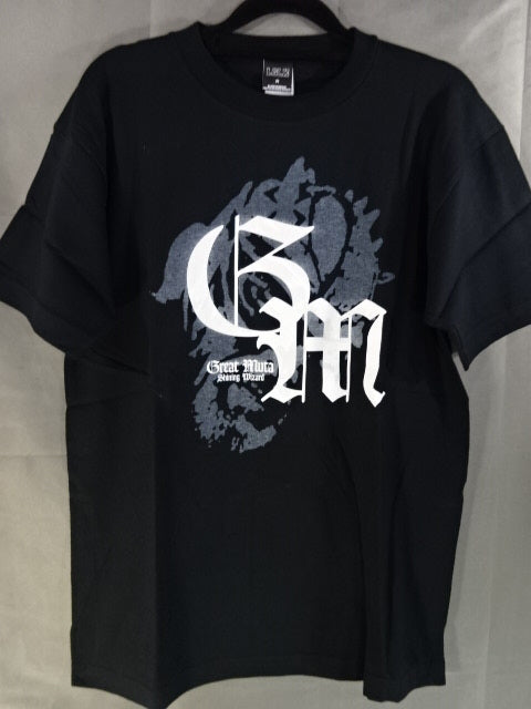 グレート・ムタ「GM」Tシャツ②(ブラック)
