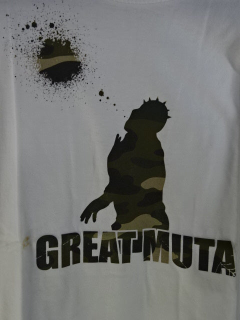 グレート・ムタ「GREAT MUTA」Tシャツ①(ホワイト) – 闘道館
