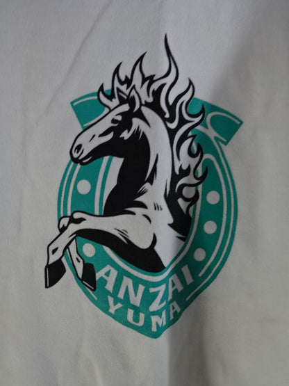 【hand signed autograph】 Yuma Aoyagi  Long Sleeve T-Shirts(1) (White)