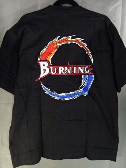 BURNING ロゴ Tシャツ①(ブラック)