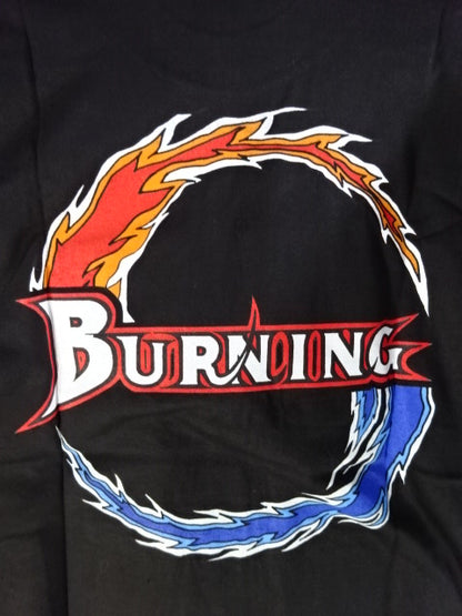 BURNING ロゴ Tシャツ①(ブラック)