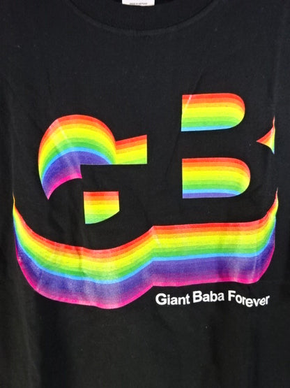 ★週プロ当選品★ ジャイアント馬場「GIANT BABA forever」Tシャツ①(ブラック)