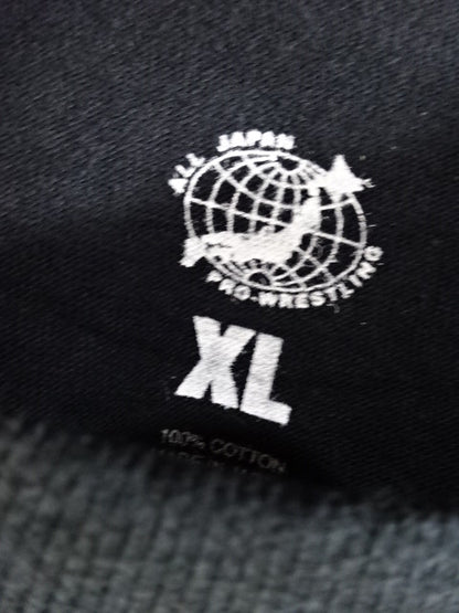 全日本プロレス ロゴ Tシャツ④(ブラック)