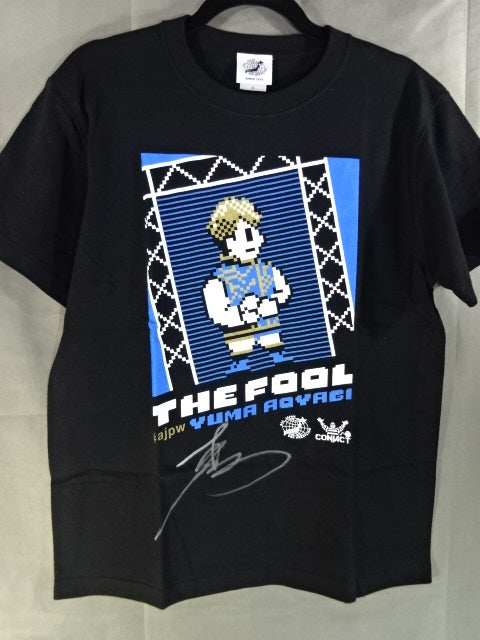 【直筆サイン入り】青柳優馬×CONVICT コラボTシャツ①(ブラック)