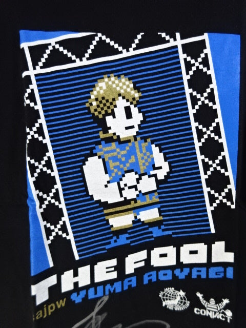 【直筆サイン入り】青柳優馬×CONVICT コラボTシャツ①(ブラック)