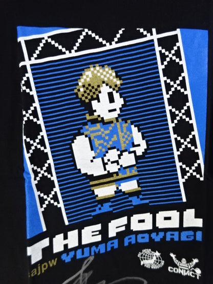 【直筆サイン入り】青柳優馬×CONVICT コラボTシャツ①(ブラック)