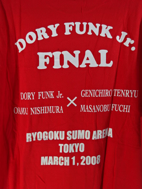 【直筆サイン入り】ドリー・ファンク・ジュニア「DORY FUNK Jr. FINAL」Tシャツ