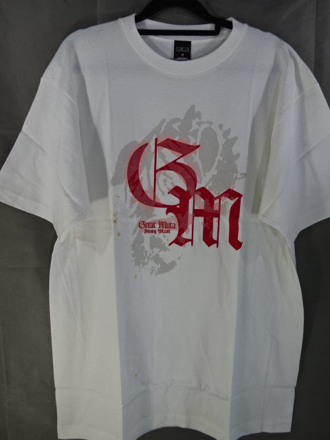 グレート・ムタ「GM」Tシャツ①(ホワイト)