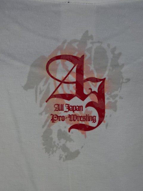 グレート・ムタ「GM」Tシャツ①(ホワイト)