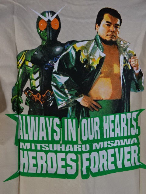 三沢光晴×仮面ライダーW(日本武道館Ver.)Tシャツ