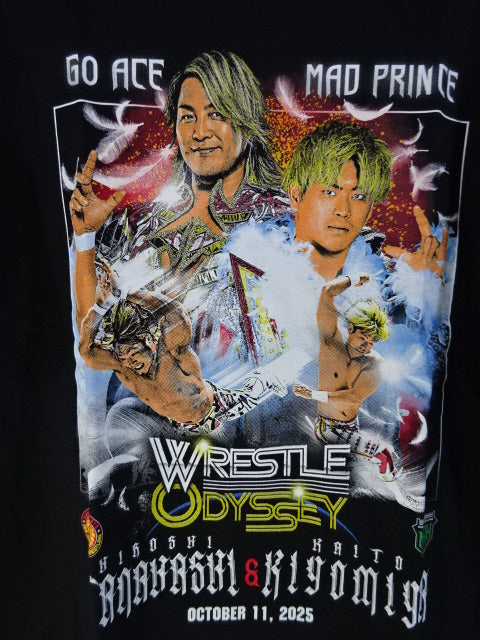 棚橋弘至＆清宮海斗 タッグ記念ビジュアルTシャツ