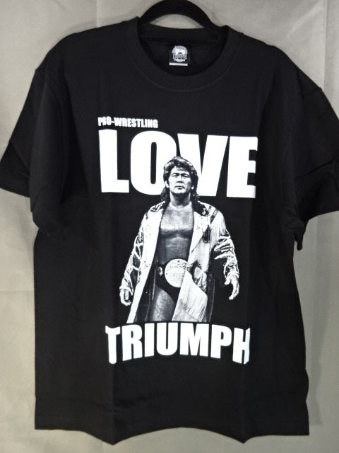 武藤敬司「TRIUMPH」Tシャツ①(ブラック)