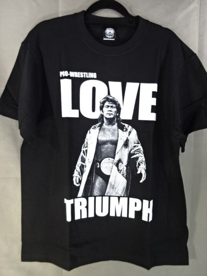 武藤敬司「TRIUMPH」Tシャツ①(ブラック)