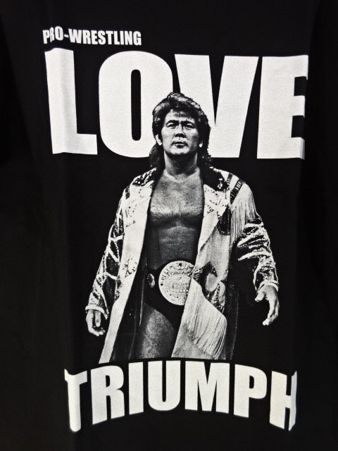 武藤敬司「TRIUMPH」Tシャツ①(ブラック)