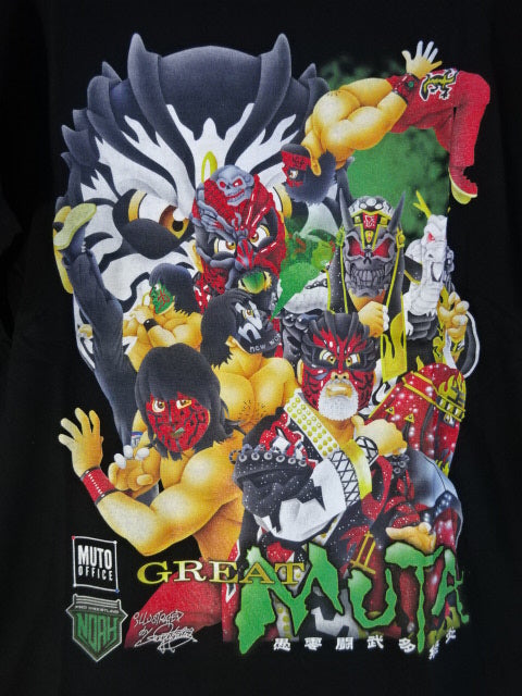 グレート・ムタ 引退記念年イラスト Tシャツ