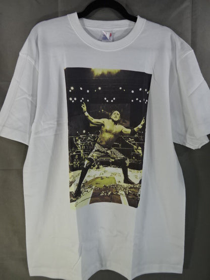 武藤敬司 ピクチャーTシャツ①(ホワイト)