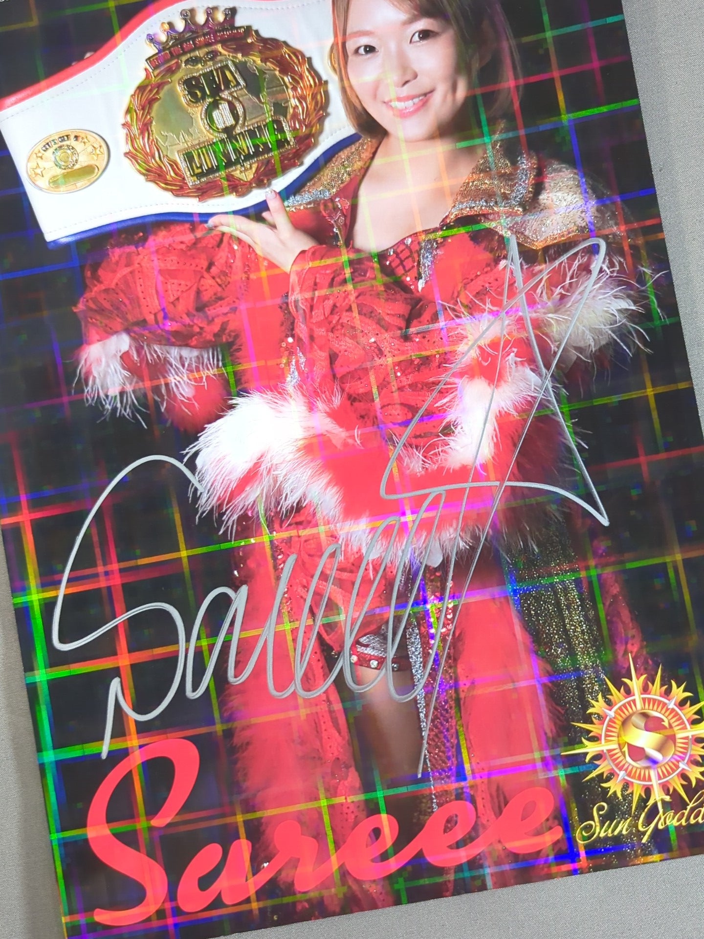 Sareee 直筆サイン入り ポートレート(E-6) – 闘道館