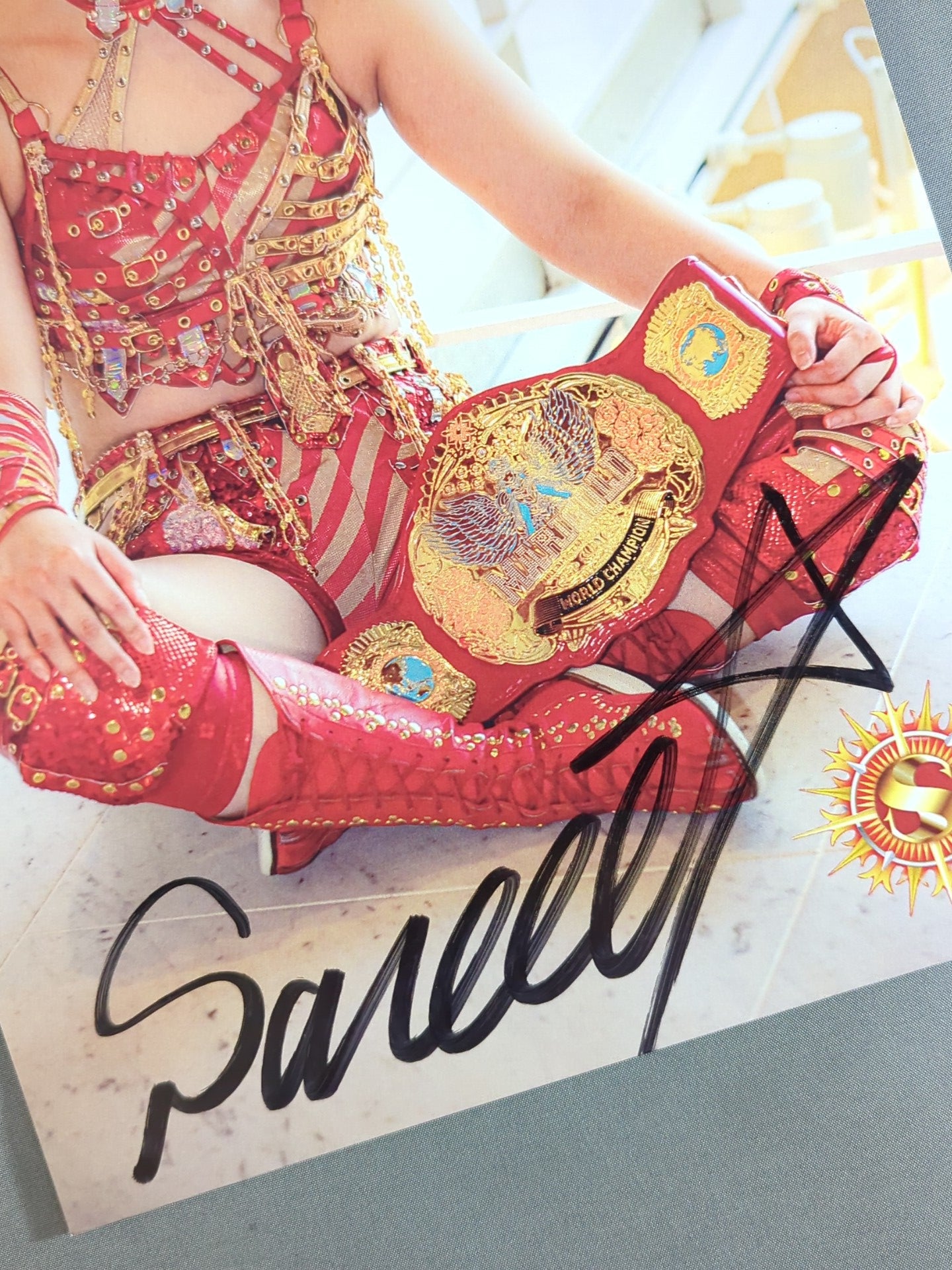 Sareee 直筆サイン入り ポートレート(F-6) – 闘道館