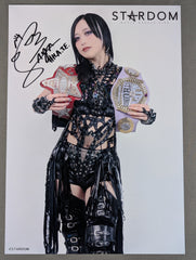 ☆二冠☆ 上谷沙弥 直筆サイン入り スターダムポートレート – 闘道館