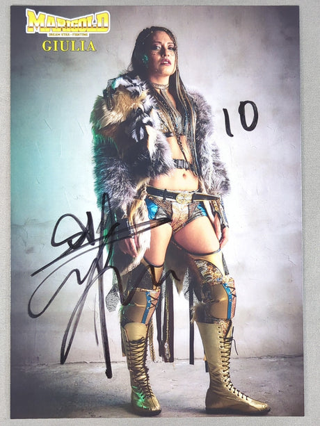 ジュリア 直筆サイン入り マリーゴールド ポートレート(A-6)