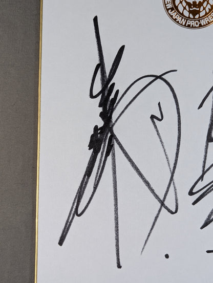 Kosei Fujita  & Robbie Eagles (Lion Mark ) Shikishi ( Autograph board ) )