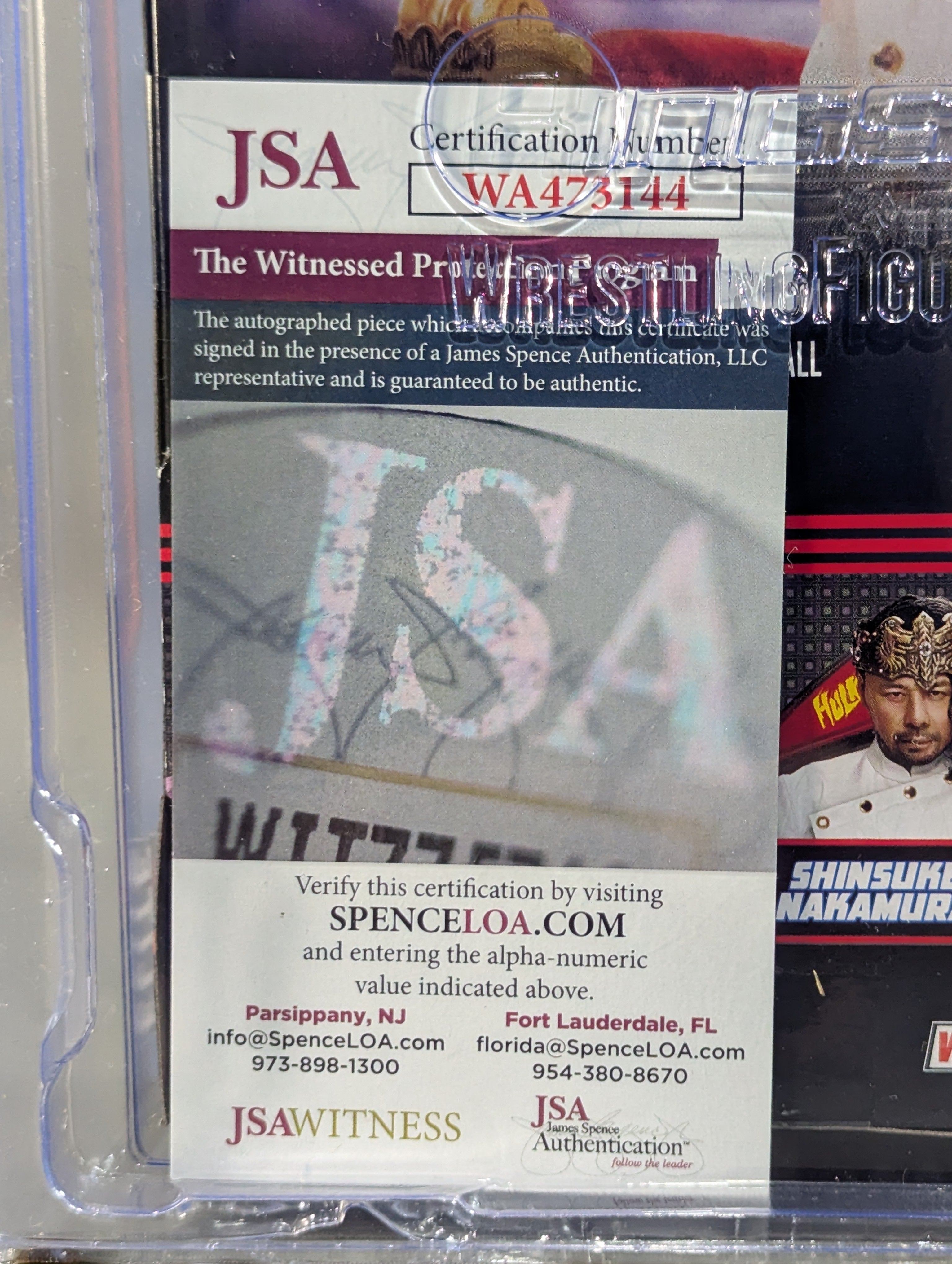 ☆JSA証明 直筆サイン入り☆ 中邑真輔 – 闘道館