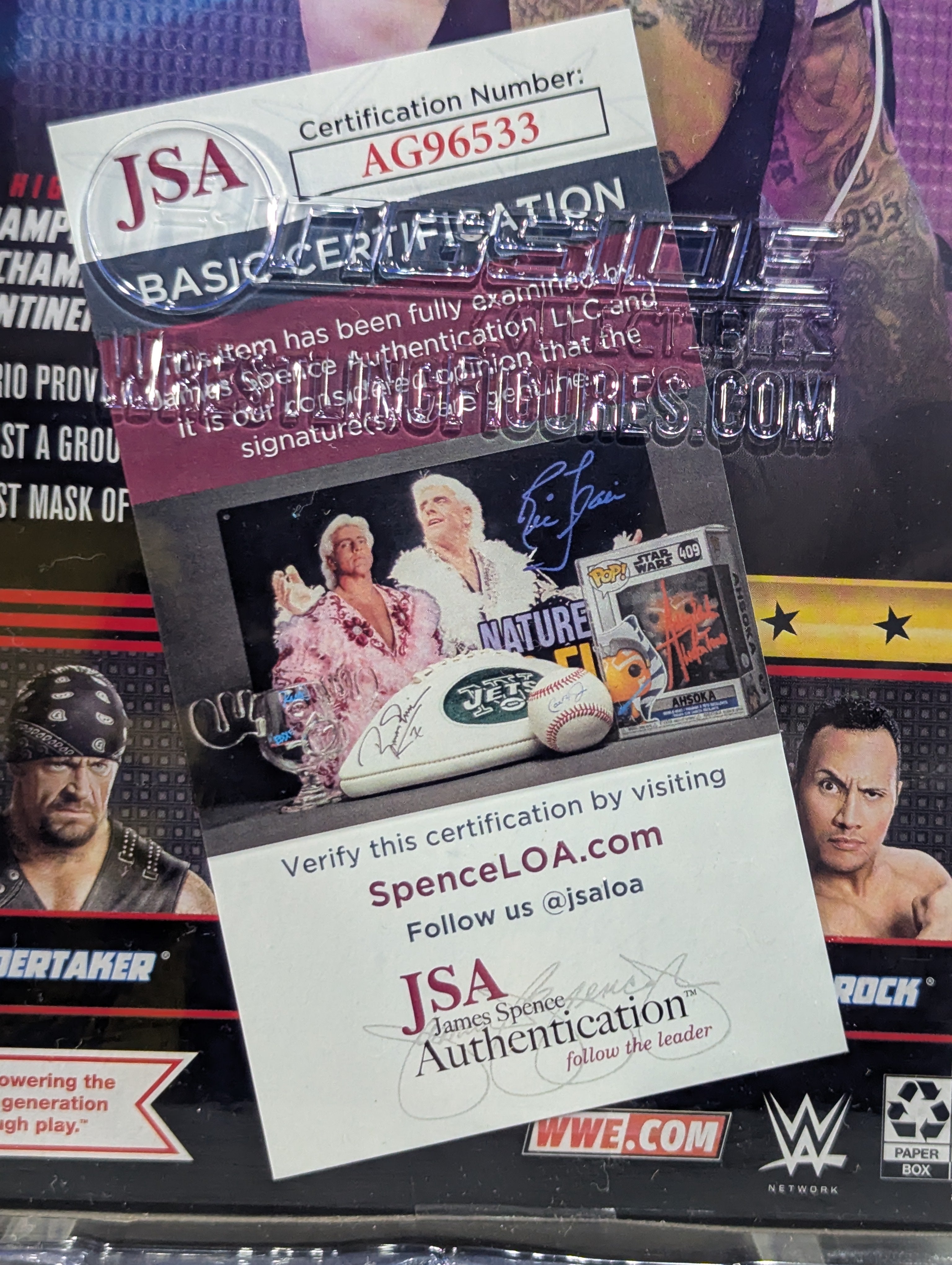 ☆JSA証明 直筆サイン入り☆ レイ・ミステリオ – 闘道館