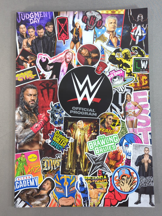 WWE OFFICIAL PROGRAM 2024