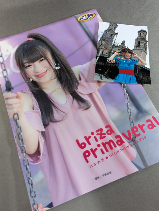 【hand signed autograph photo Tsukushi Official Photo Book "briza Primaveral ~Harukaze~"
