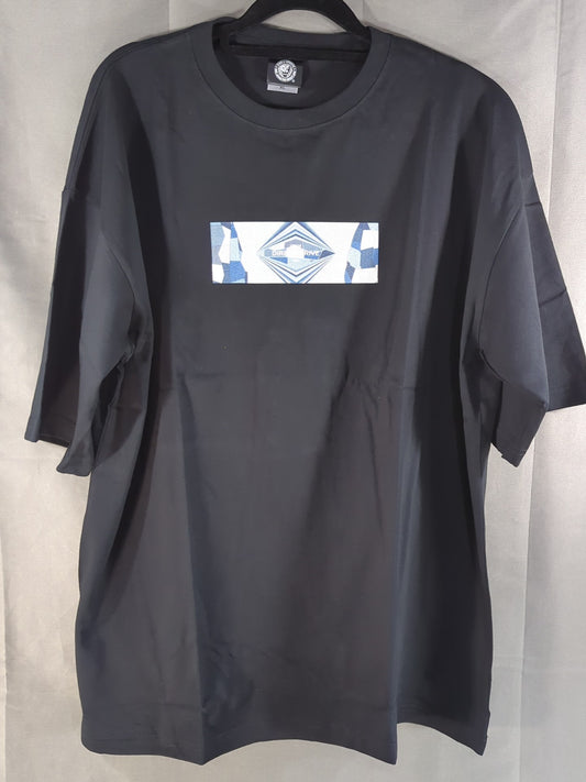 YOH「DIRECTDRIVE ボックス」ビッグシルエット Tシャツ(ブラック)