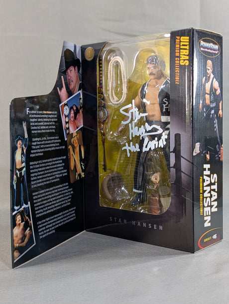 ★Highspots証明 直筆サイン入り★ スタン・ハンセン ★PWF世界タッグベルト★