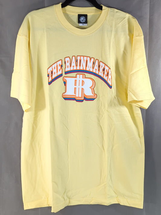 オカダ・カズチカ「THE RAINMAKER」Tシャツ(ライトイエロー)