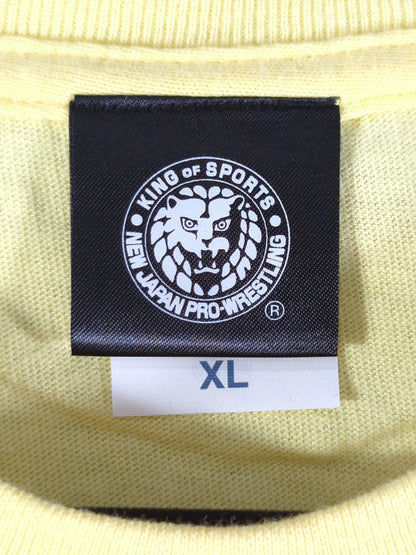 オカダ・カズチカ「THE RAINMAKER」Tシャツ(ライトイエロー)