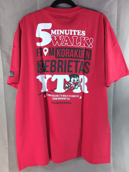 矢野通×ROLLING CRADLE コラボ「Let's go together!」Tシャツ(一面対抗戦限定カラー レッド/限定ステッカー付)