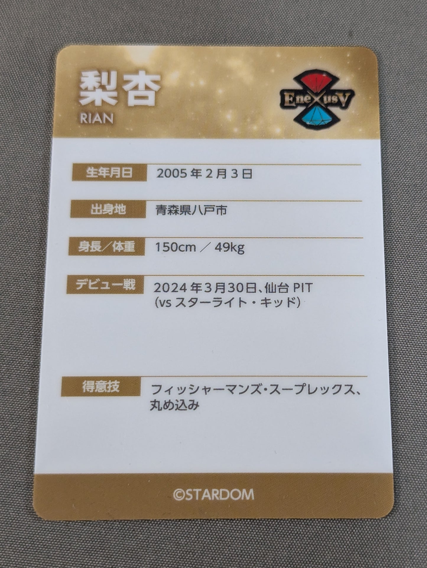 RIAN Card (STARDOM Wafer)