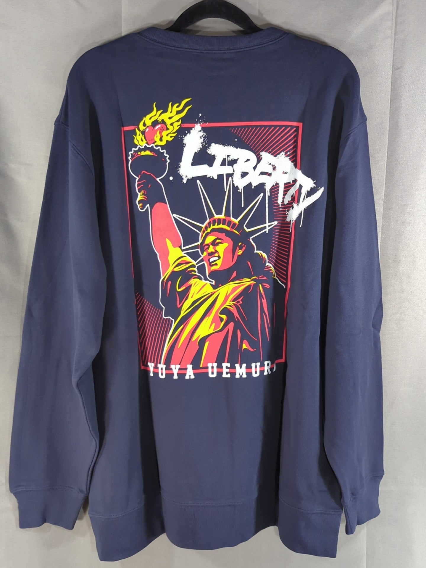 上村優也「LIBERTY」スウェットトレーナー