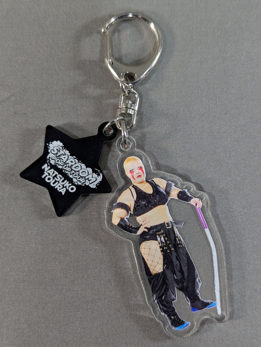 Natsuko Tora  2-String Acrylic Keychain STARDOM POP UP TOUR in TOWER RECORDS